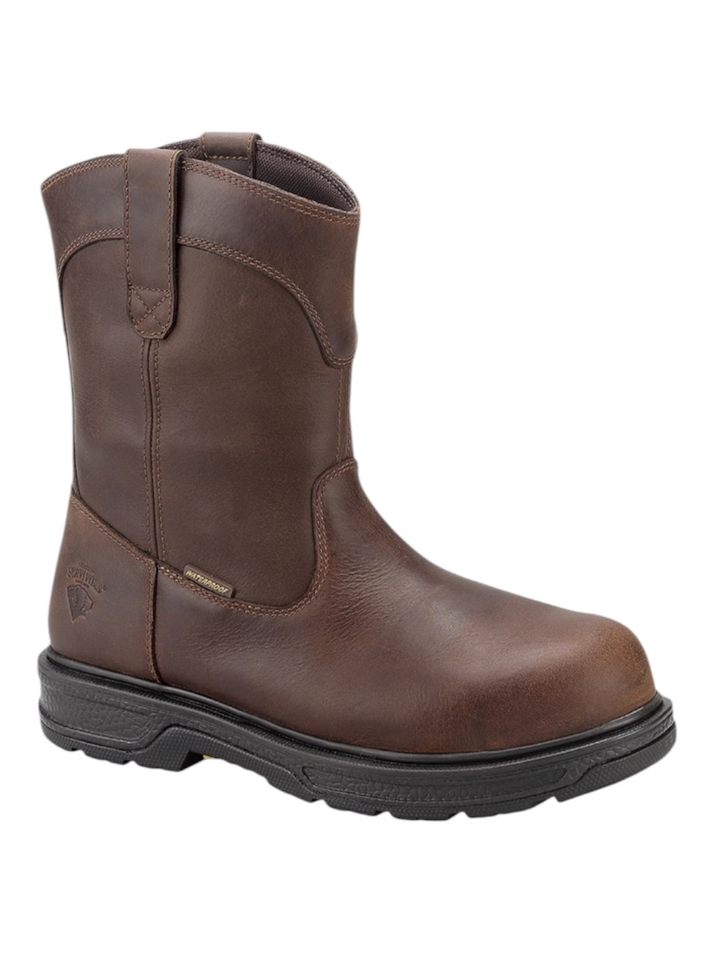 NEW! Herman Survivors Men's Plower Waterproof Pull Work Boots Size 8 Brown